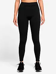 NIKE PRO SEAMLESS WOMEN'S HIGH-WAIS - BLACK Model01 Small1x1