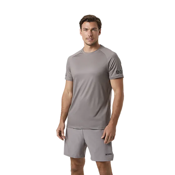 401391103101 BJÖRN BORG M Borg Mesh Panel T-Shirt 401391103101 BJÖRN BORG M Borg Mesh Panel T-Shirt Model01 Detail