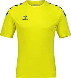 Core Xk Poly Tee Ss - Yellow/Blue Standard Small1x1