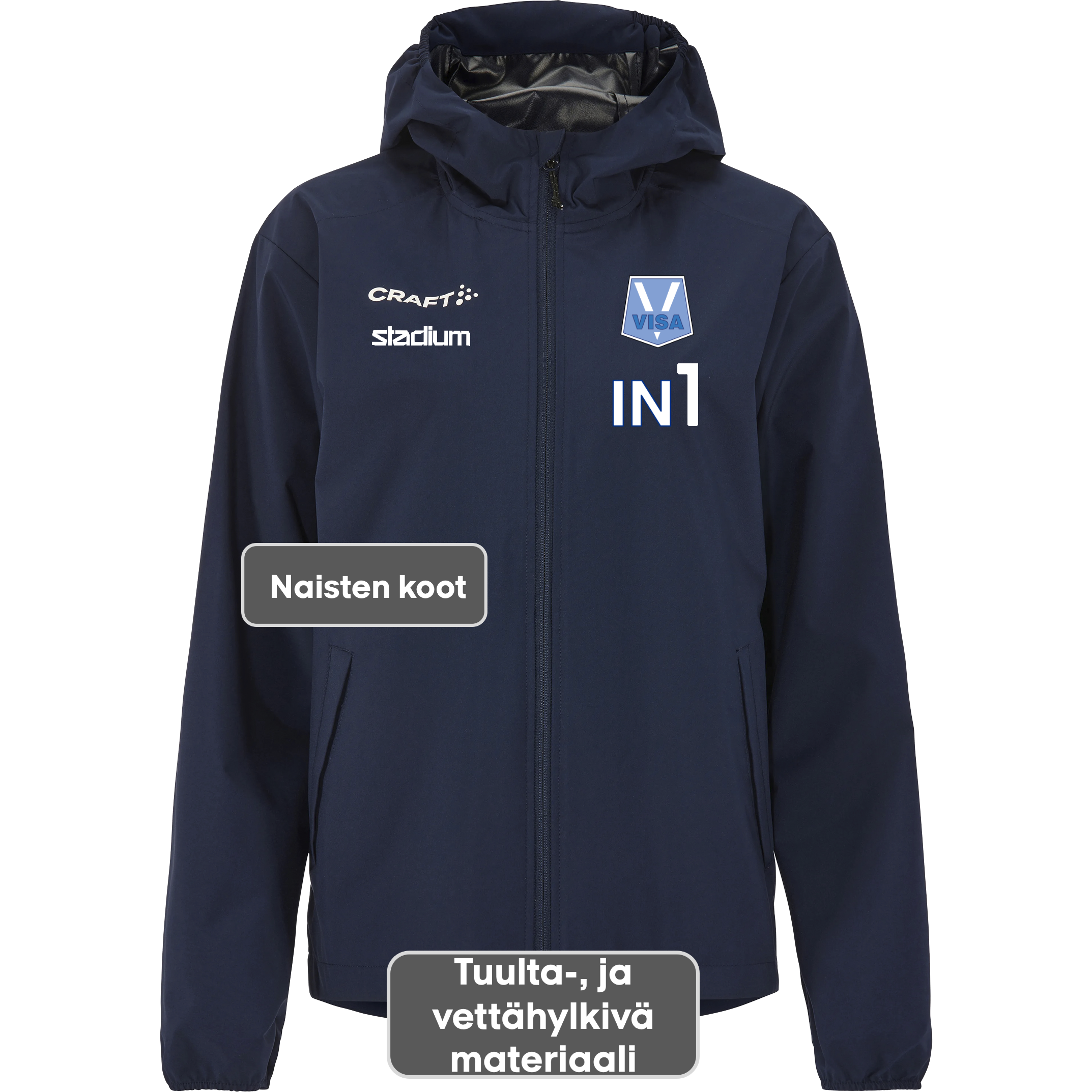 
CRAFT, 
SQUAD GO WEATHER JACKET W, 
Detail 1
