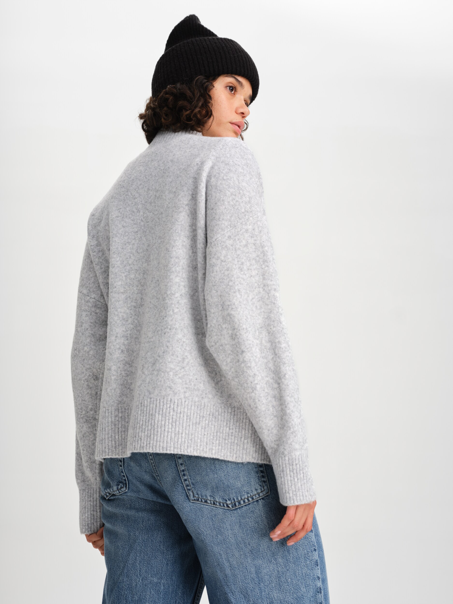 EVEREST, Meru Knitted Sweater, stickad tr&ouml;ja, dam