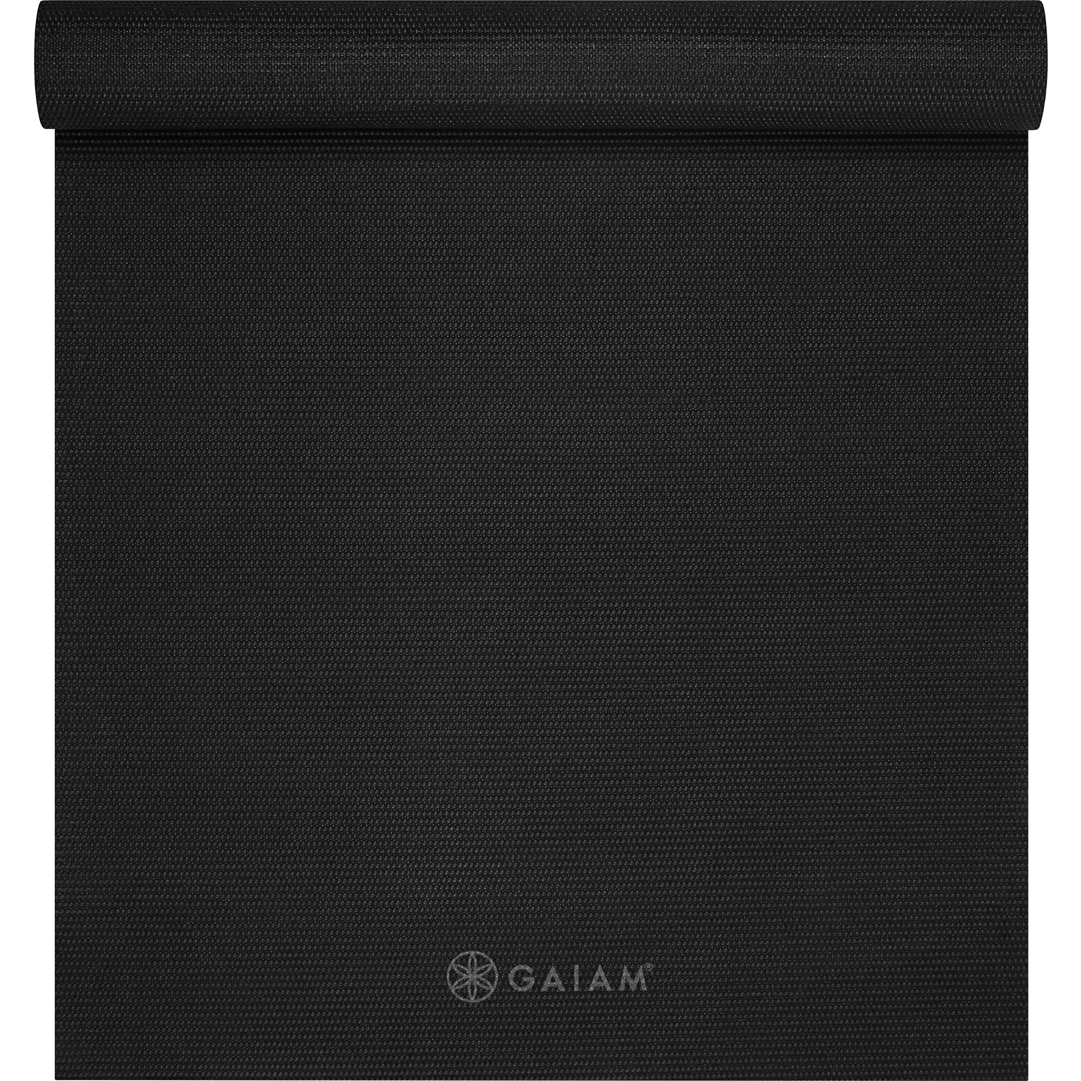 GAIAM, Solid Yoga Mat Black 6Mm