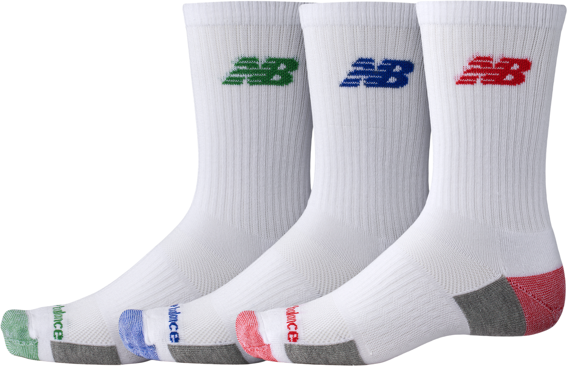 NEW BALANCE, PERFORMANCE CUSHIONED CREW 3 PACK