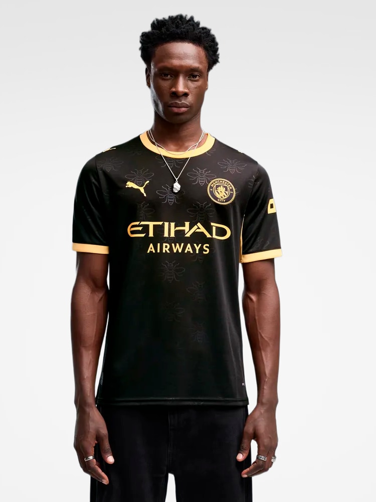 
PUMA, 
MCFC AWAY JERSEY REPLICA, 
Detail 1
