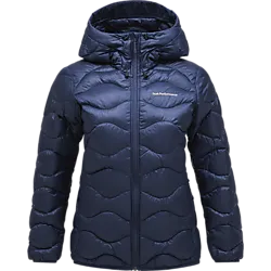 W Helium Down Hood Jacket - Blue Shadow Standard Small1x1