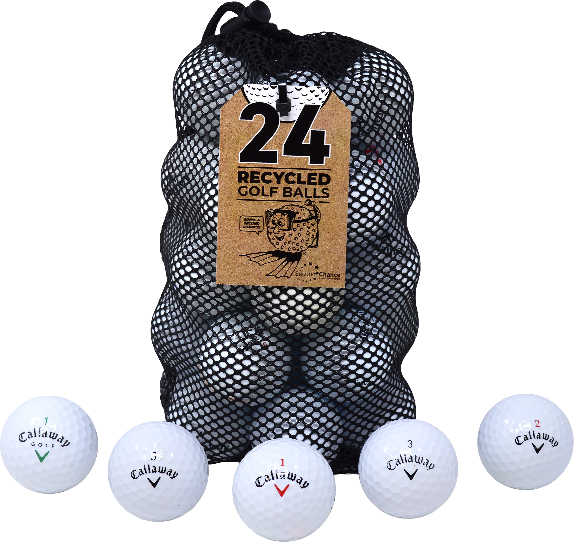 SECOND CHANCE, 24 MESH CALLAWAY MIX GRADE A