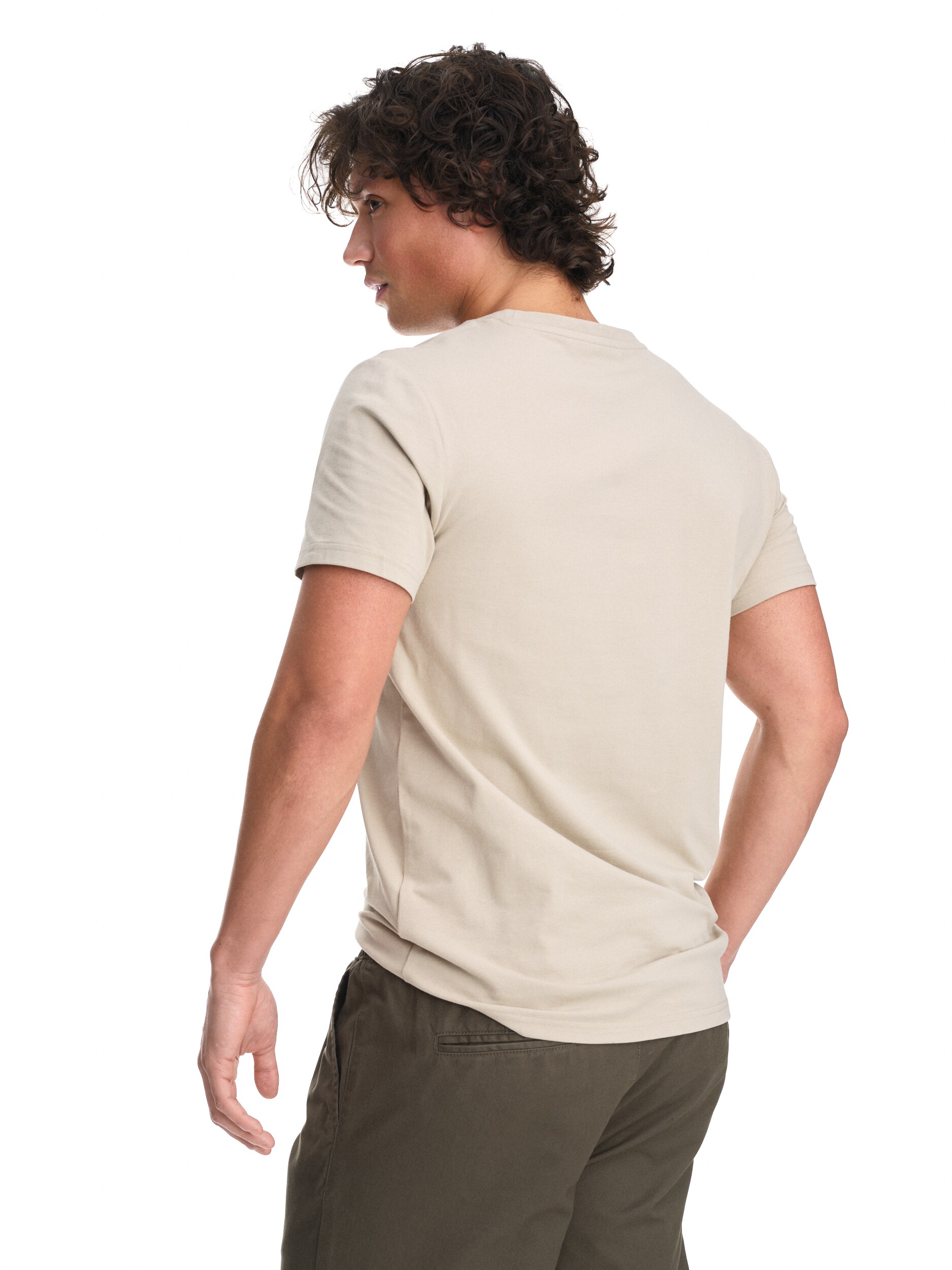 GUL&BL&Aring;, PRIME R-NECK TEE M