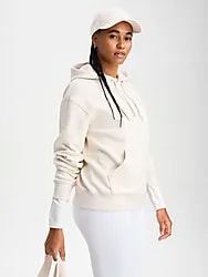 Core Sweat Hood, hoodie, dam - NATURE WHITE Model01 Small1x1