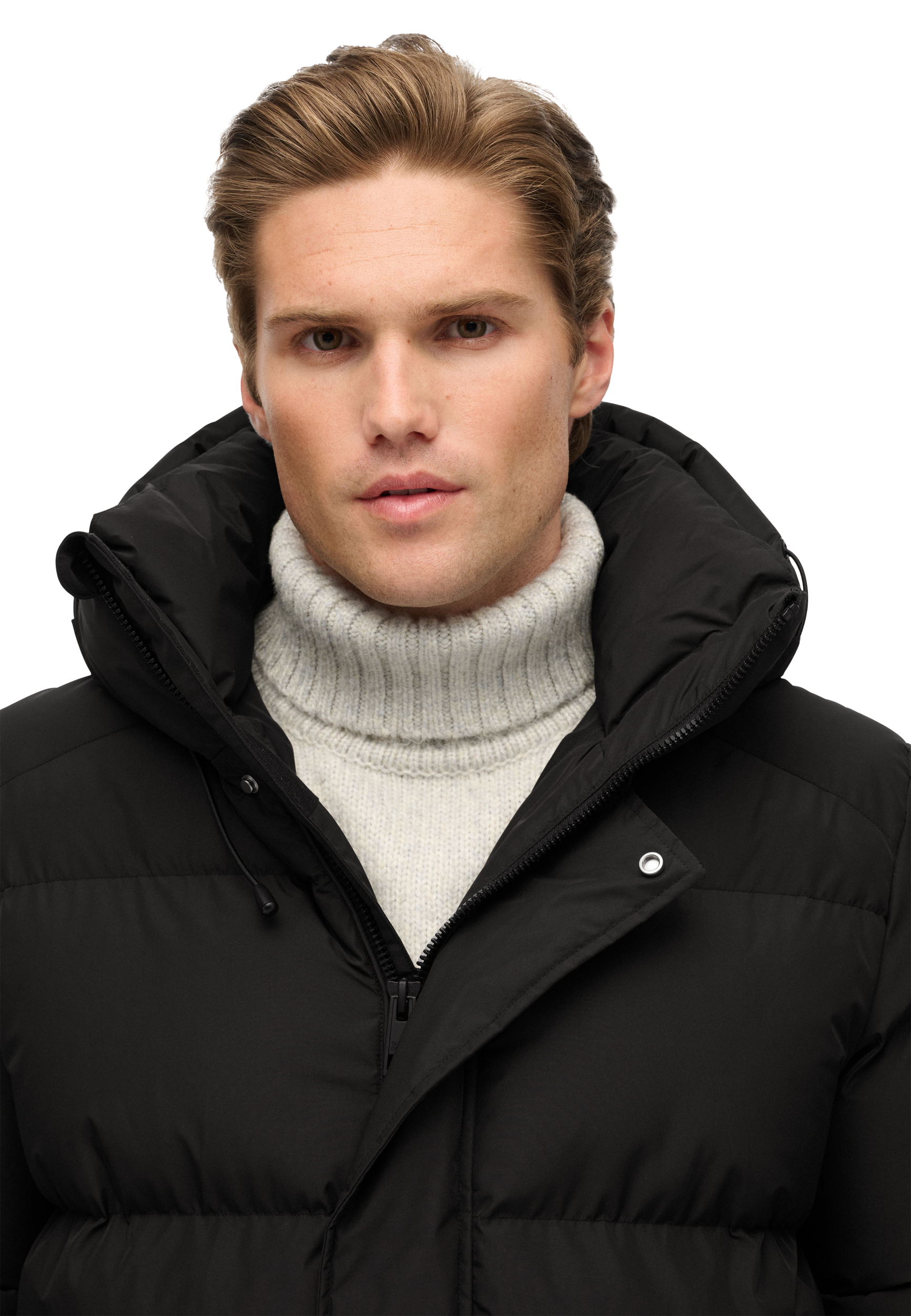 SUPERDRY, M Hooded 5 Baffle Sports Puffer