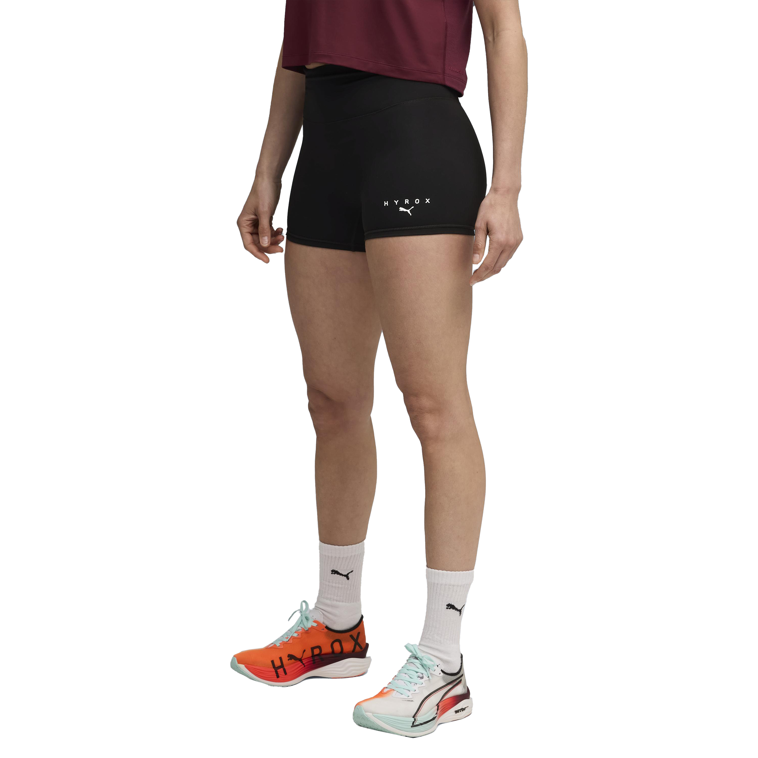 
PUMA, 
W Puma X Hyrox Shapeluxe 3" Tight Short, 
Detail 1
