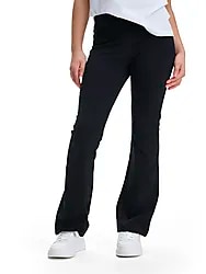 BASIC FLARE PANT JR - BLACK Model01 Small1x1
