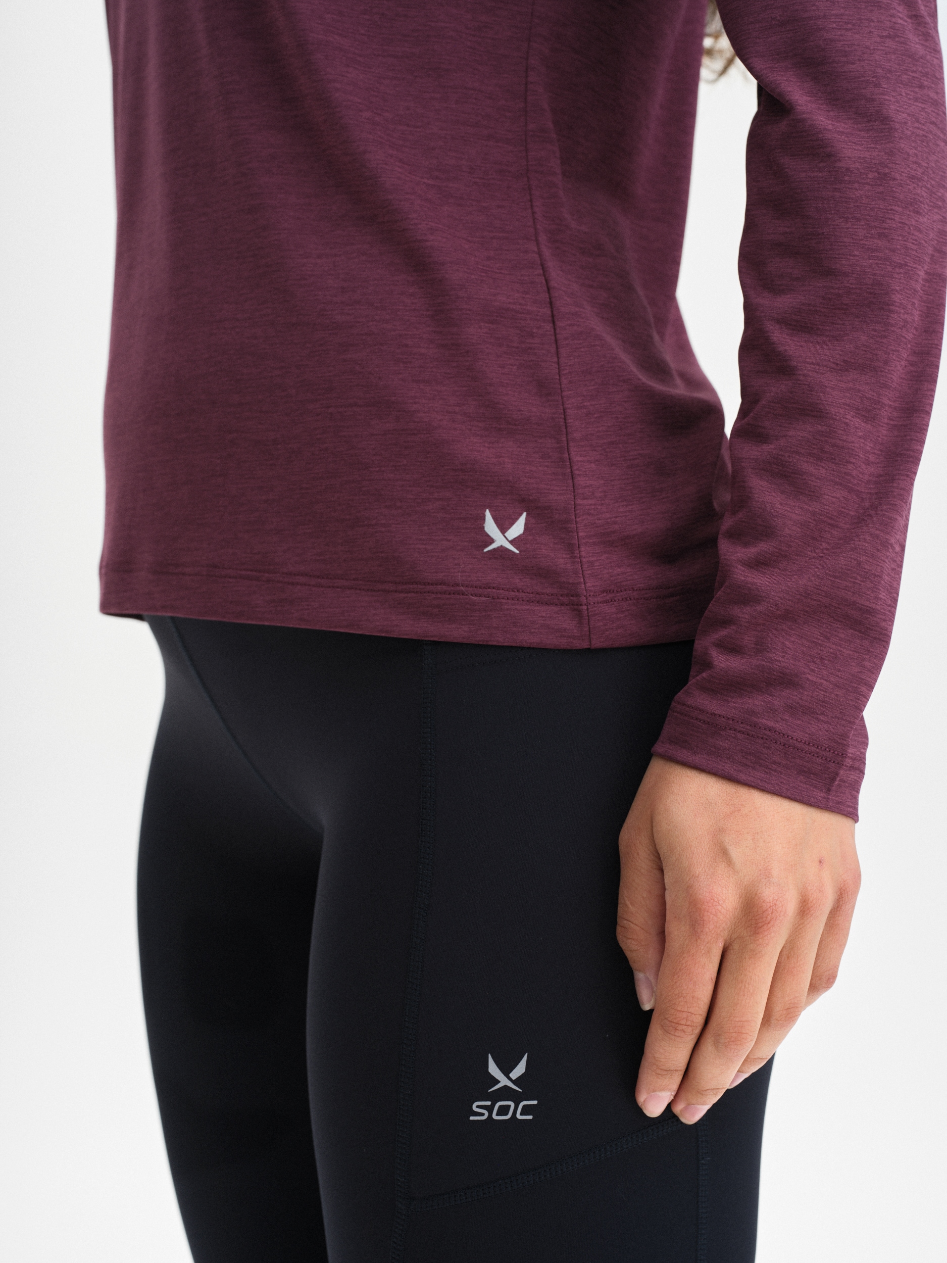 SOC, W Run Long Sleeve Top