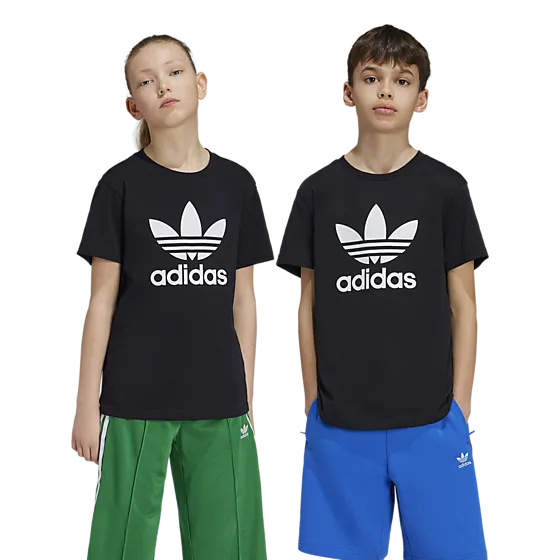 403766103101 ADIDAS ORIGINALS J Trefoil Tee 403766103101 ADIDAS ORIGINALS J Trefoil Tee Model01 Detail