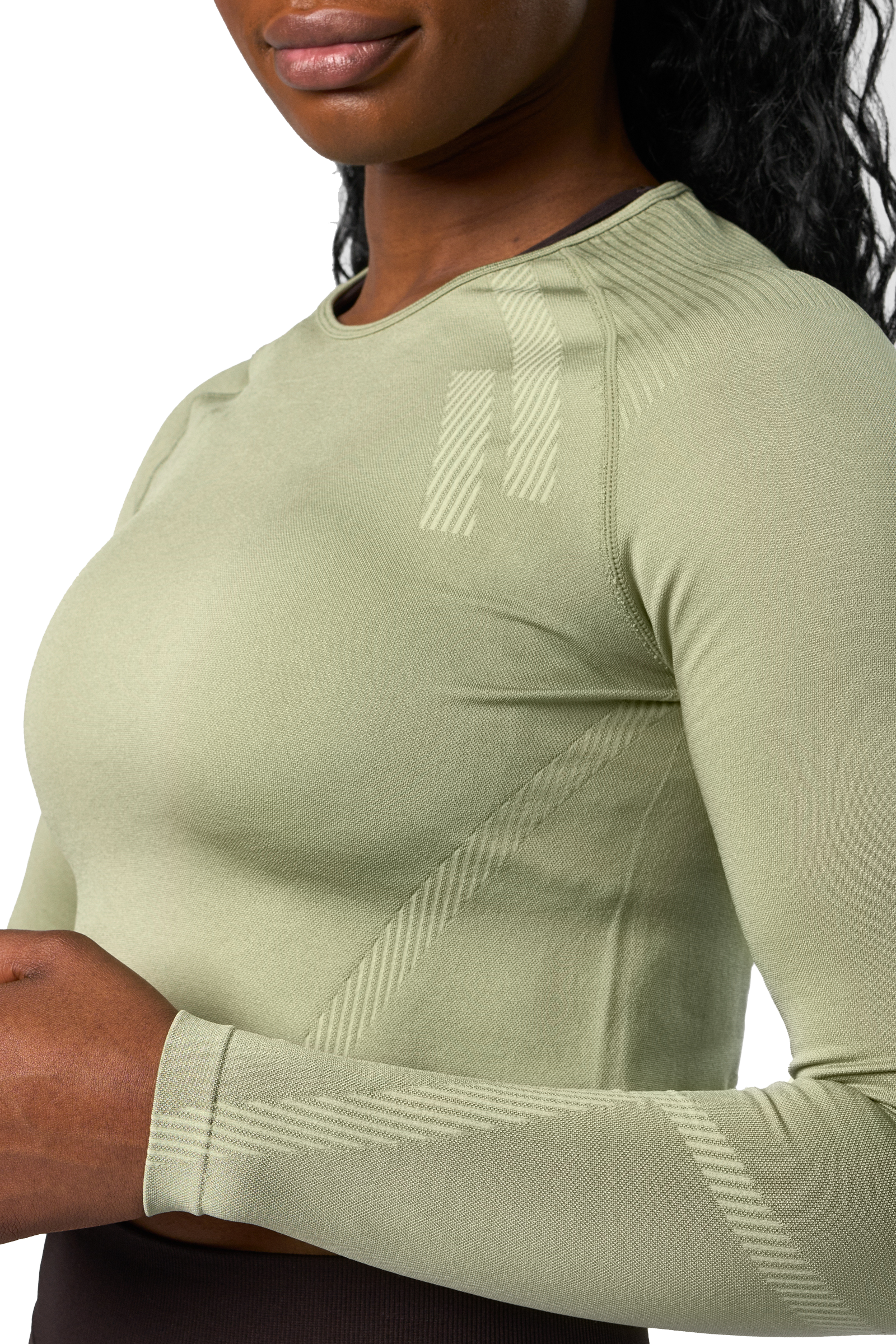 ICANIWILL, Impact Seamless Ls Crop Top