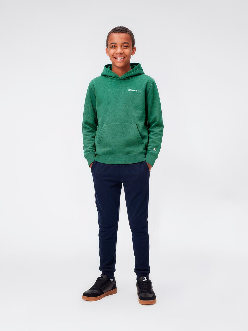 CHAMPION, J HOODED SWEATSHIRT