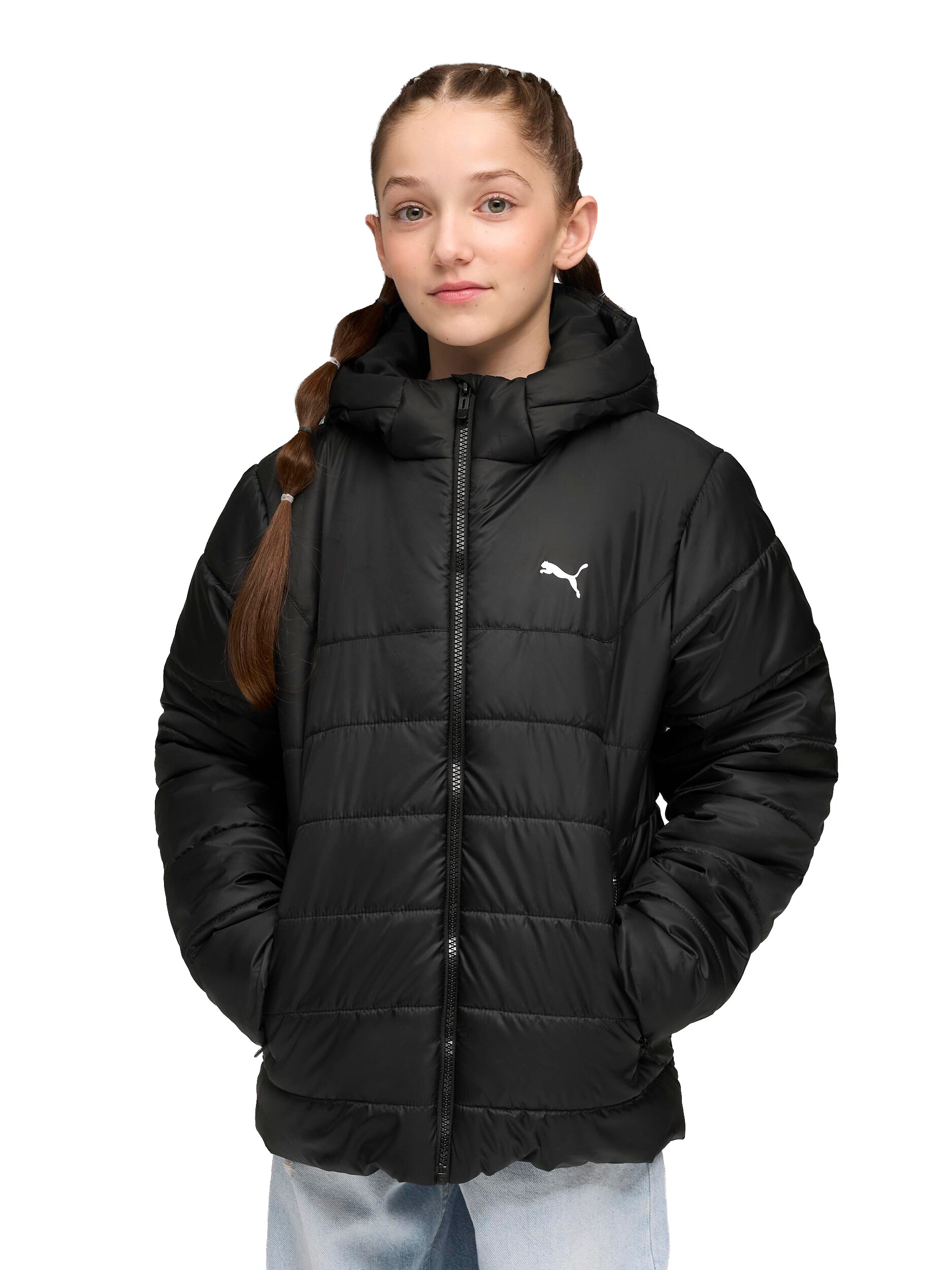 
PUMA, 
ESS HOODED PADDED JACKET JUNIOR, 
Detail 1

