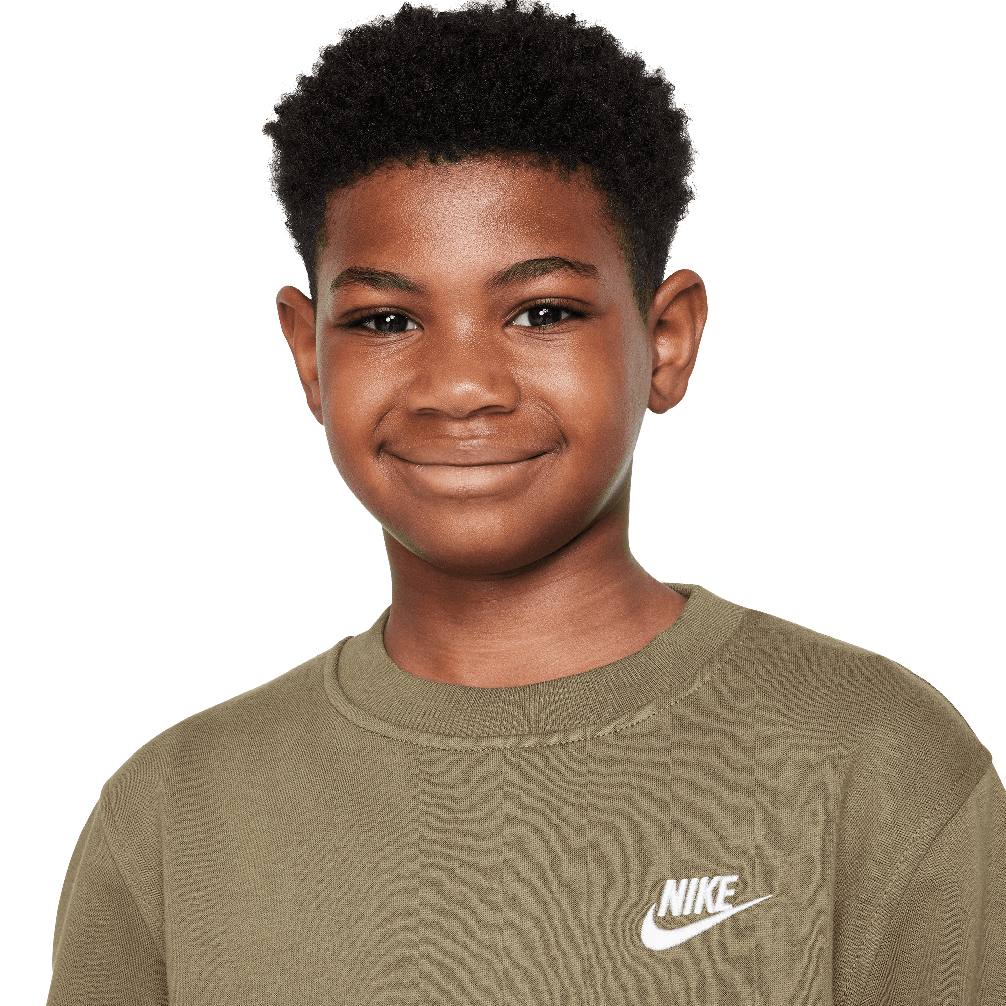 NIKE, J Nsw Club Flc Crew Ls Lbr