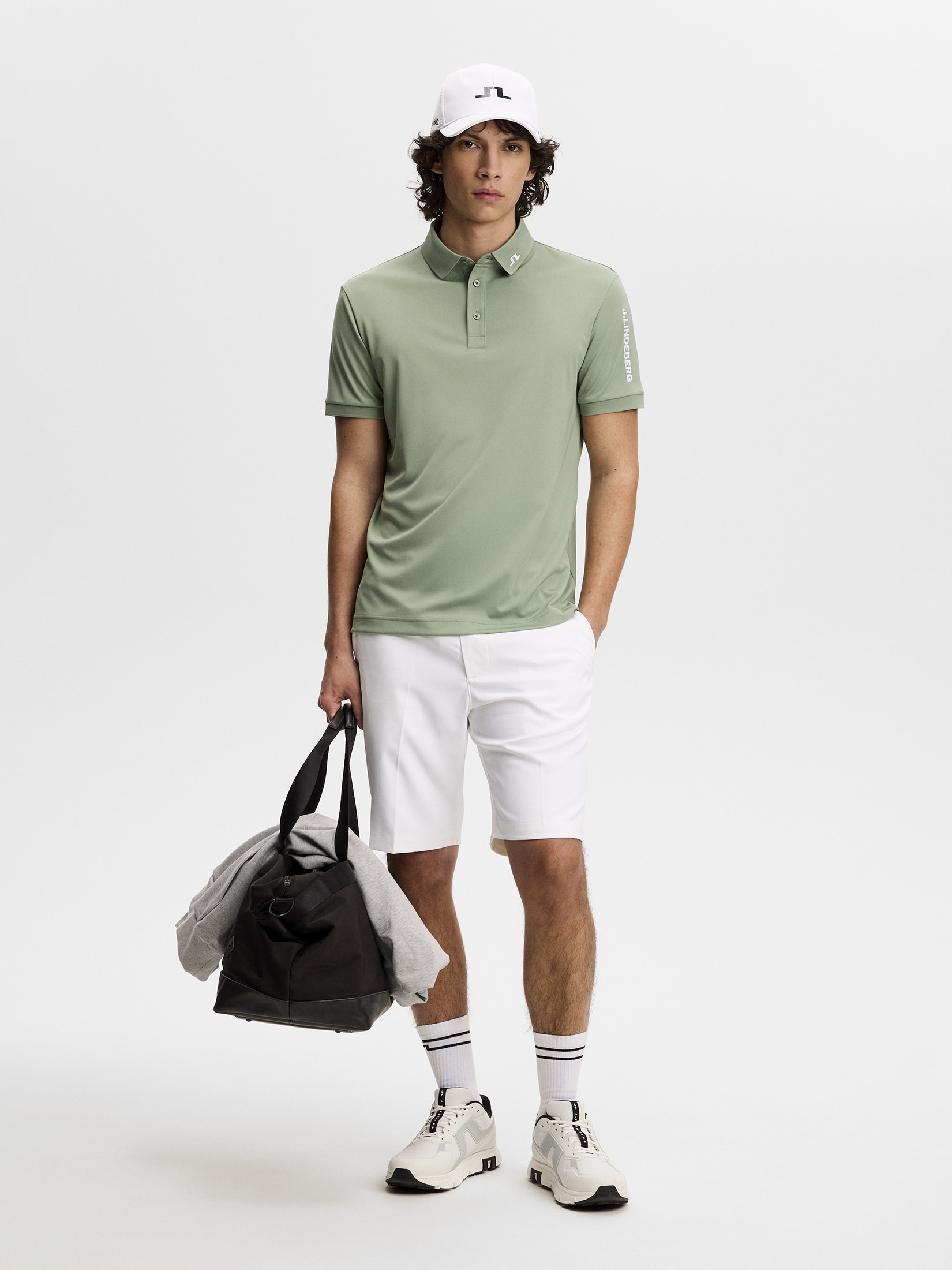 J LINDEBERG, M TOUR TECH POLO