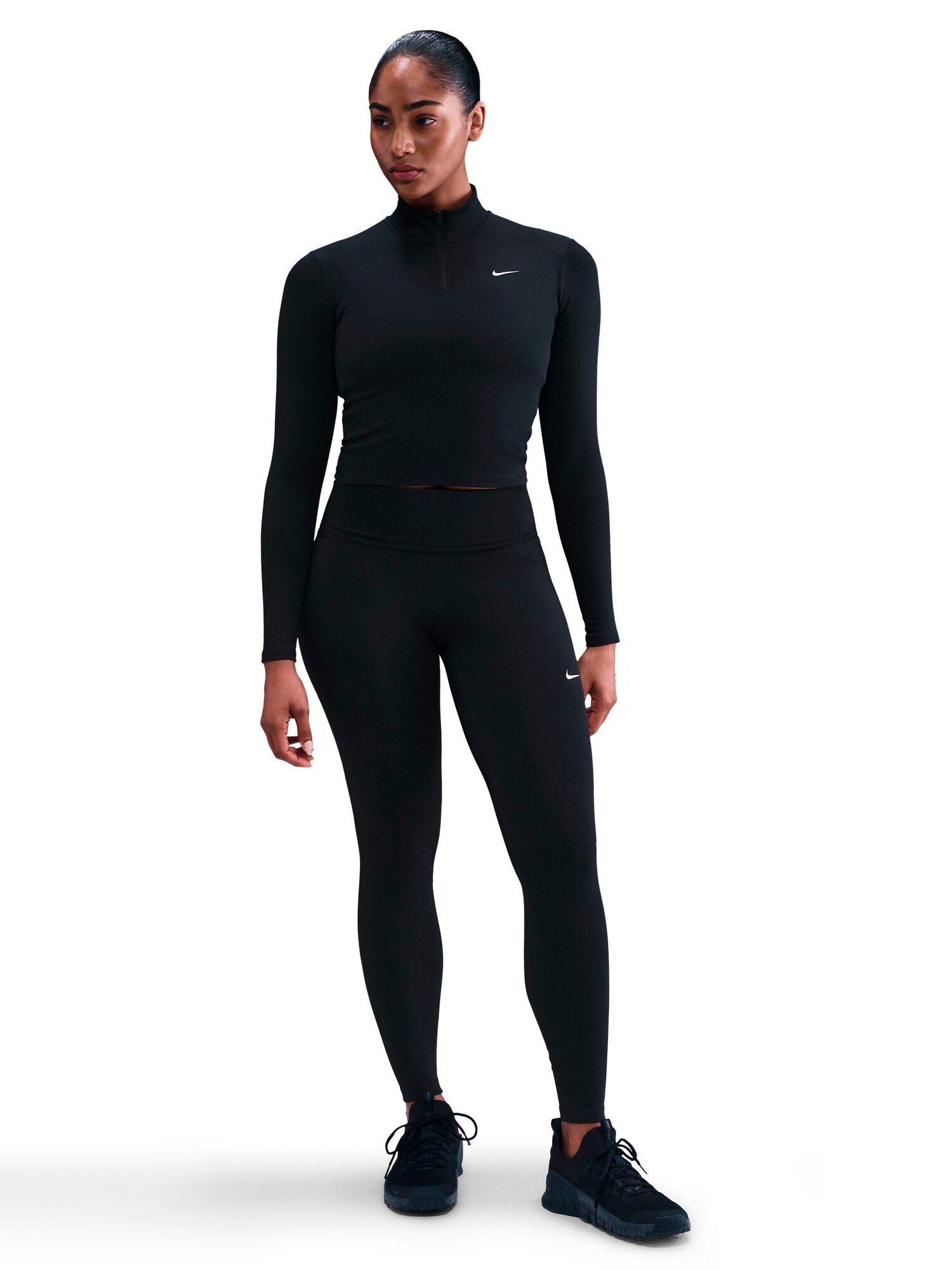 NIKE, NIKE ONE FITTED WOMEN'S DRI-FIT 1/4