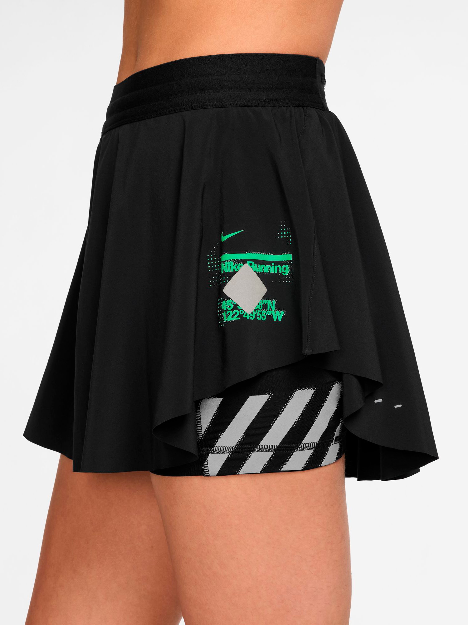 NIKE, W NK SWIFT SKORT NV