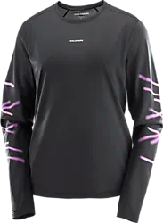 SHAKEOUT CORE GRAPHIC LS TEE W - DEEP BLACK Standard Small1x1