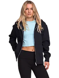 W Core Zip Hood - Black Model01 Small1x1