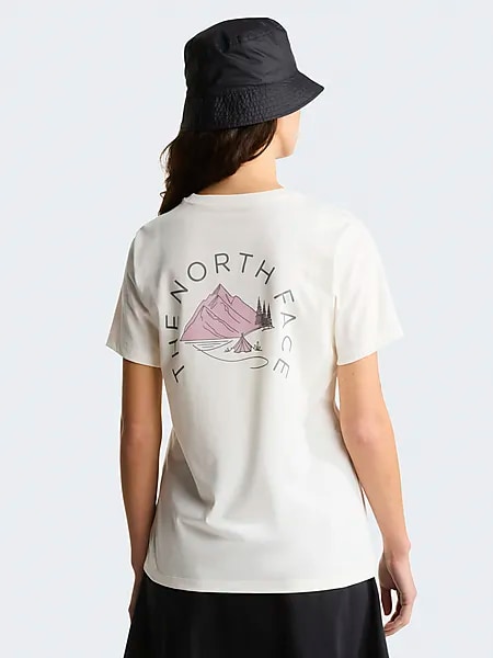 THE NORTH FACE ФУТБОЛКА W MONTE REGULAR С КОРОТКИМ РУКАВОМ И ГРАФИКОЙ