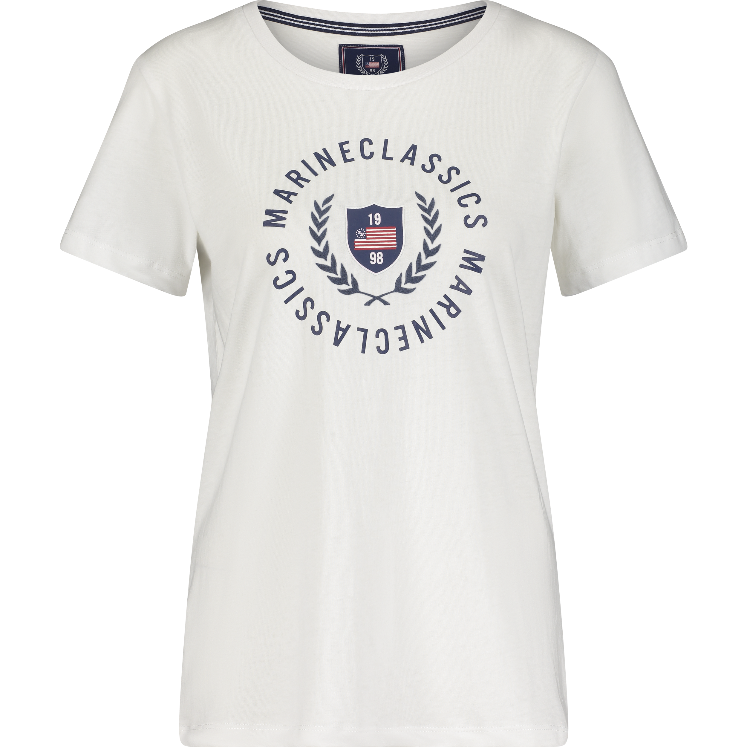 
MARINE CLASSIC, 
BAY LOGO TEE, 
Detail 1
