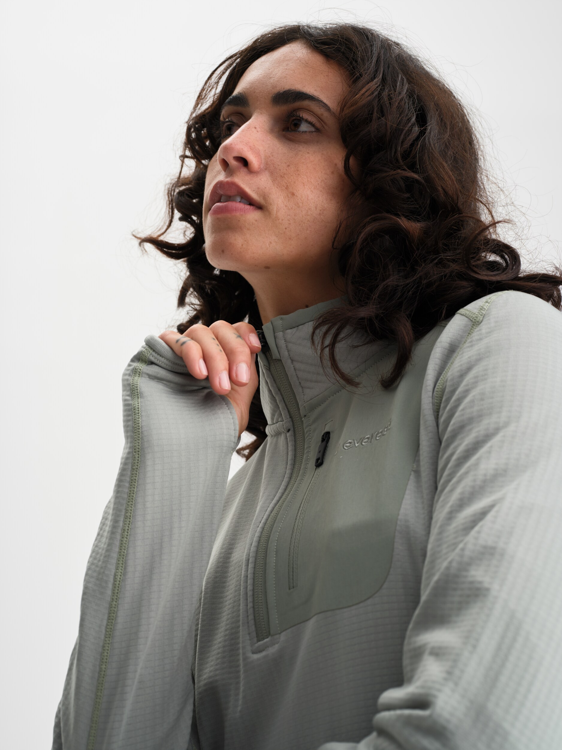 EVEREST, Structured Quarter Zip, Tekninen paita, Naisten