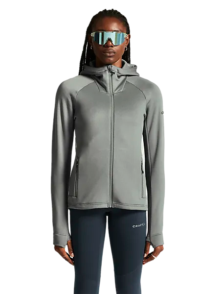 397656103102 CRAFT Adv Explore Power Fleece Hood Jkt W 397656103102 CRAFT Adv Explore Power Fleece Hood Jkt W Model01 Detail