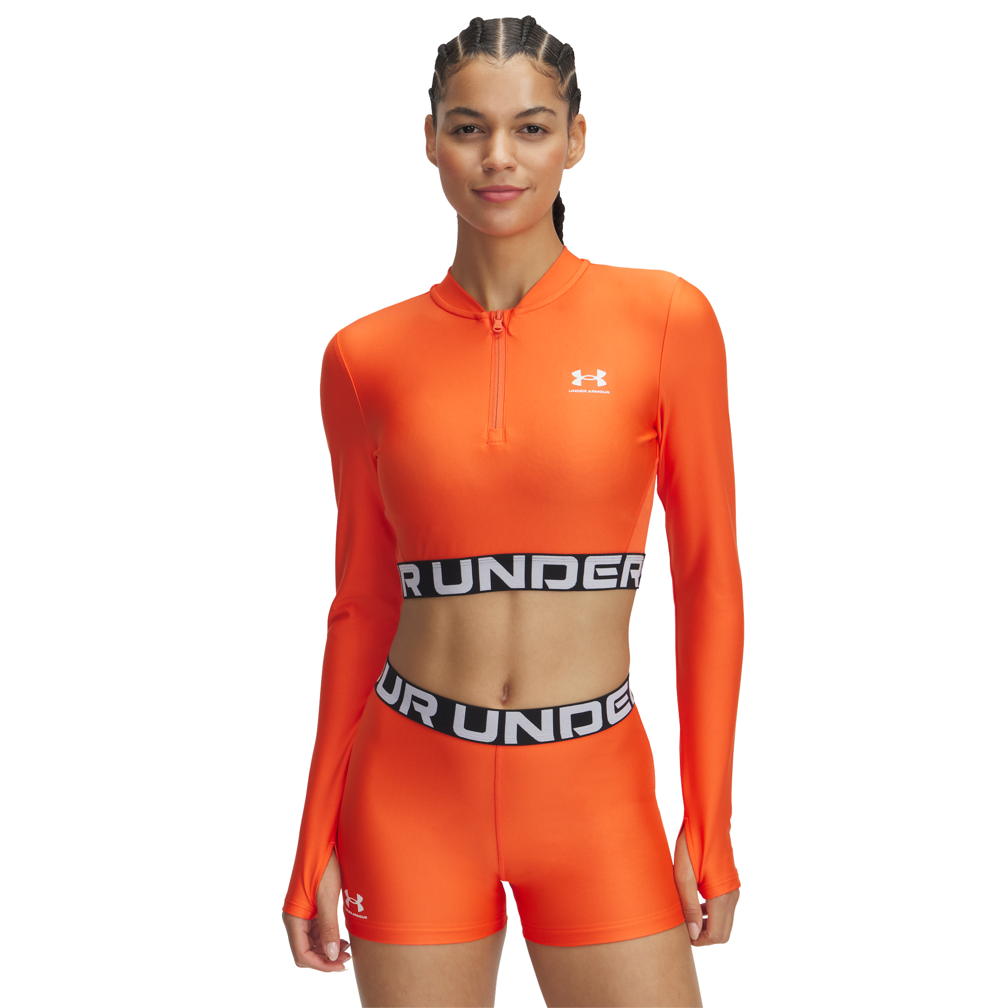 
UNDER ARMOUR, 
Heatgear Rib 1/4 Zip Ls, 
Detail 1
