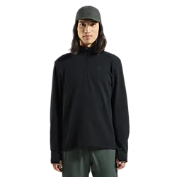M ESSENTIAL THERMAL MID LAYER 1/2 ZIP - BLACK Model01 Small1x1