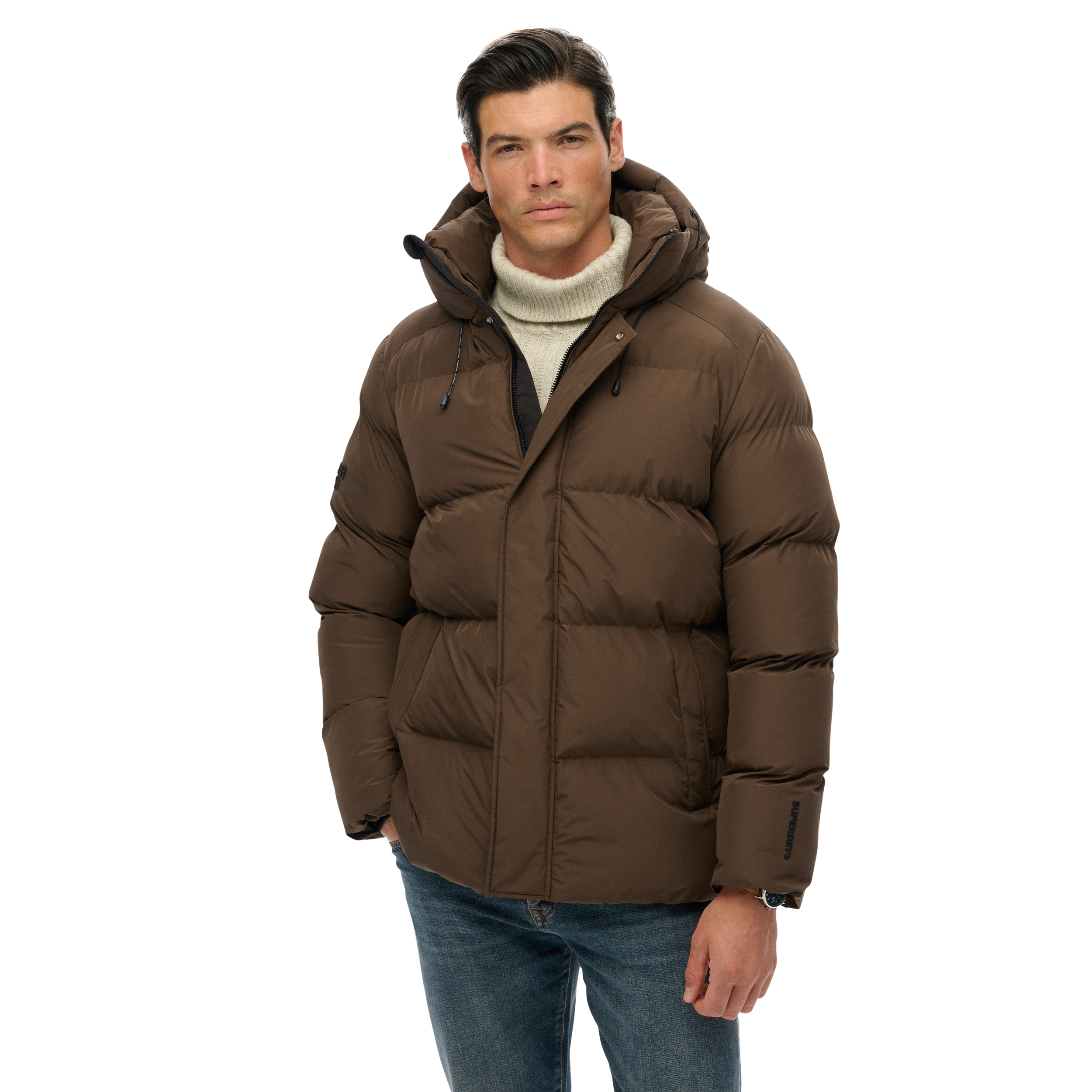 
SUPERDRY, 
M Hooded 5 Baffle Sports Puffer, 
Detail 1
