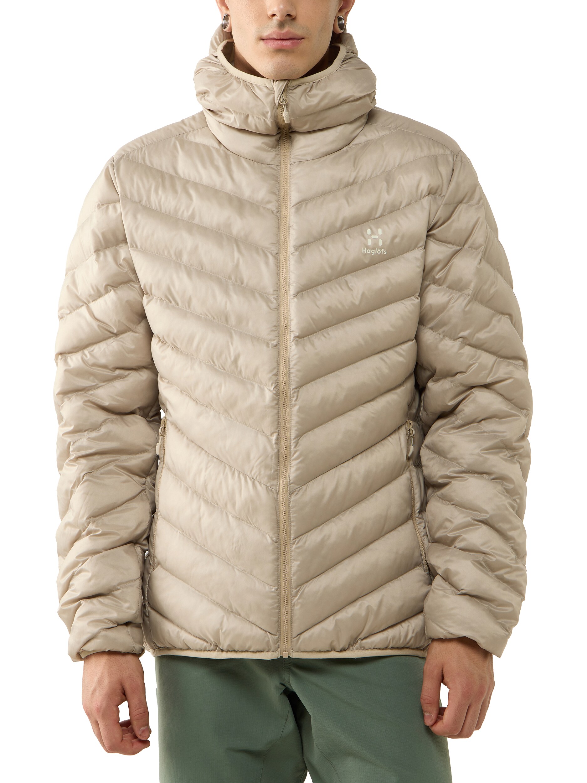 
HAGL&Ouml;FS, 
S&Auml;RNA MIMIC HOOD JACKET MEN, 
Detail 1
