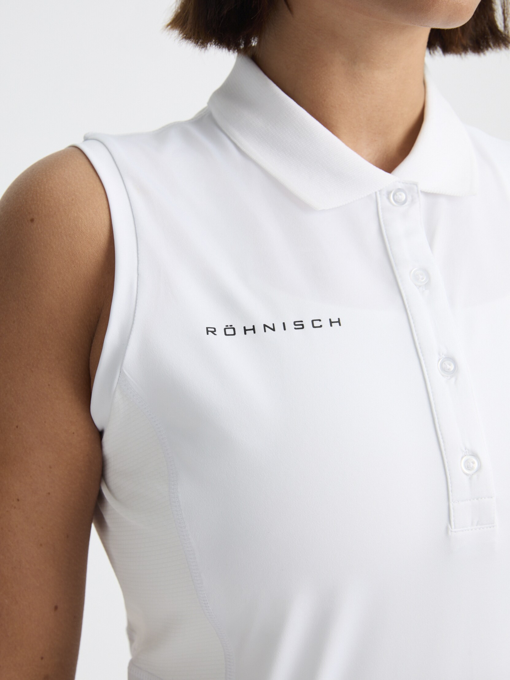 R&Ouml;HNISCH, NICKY SLEEVELESS POLOSHIRT