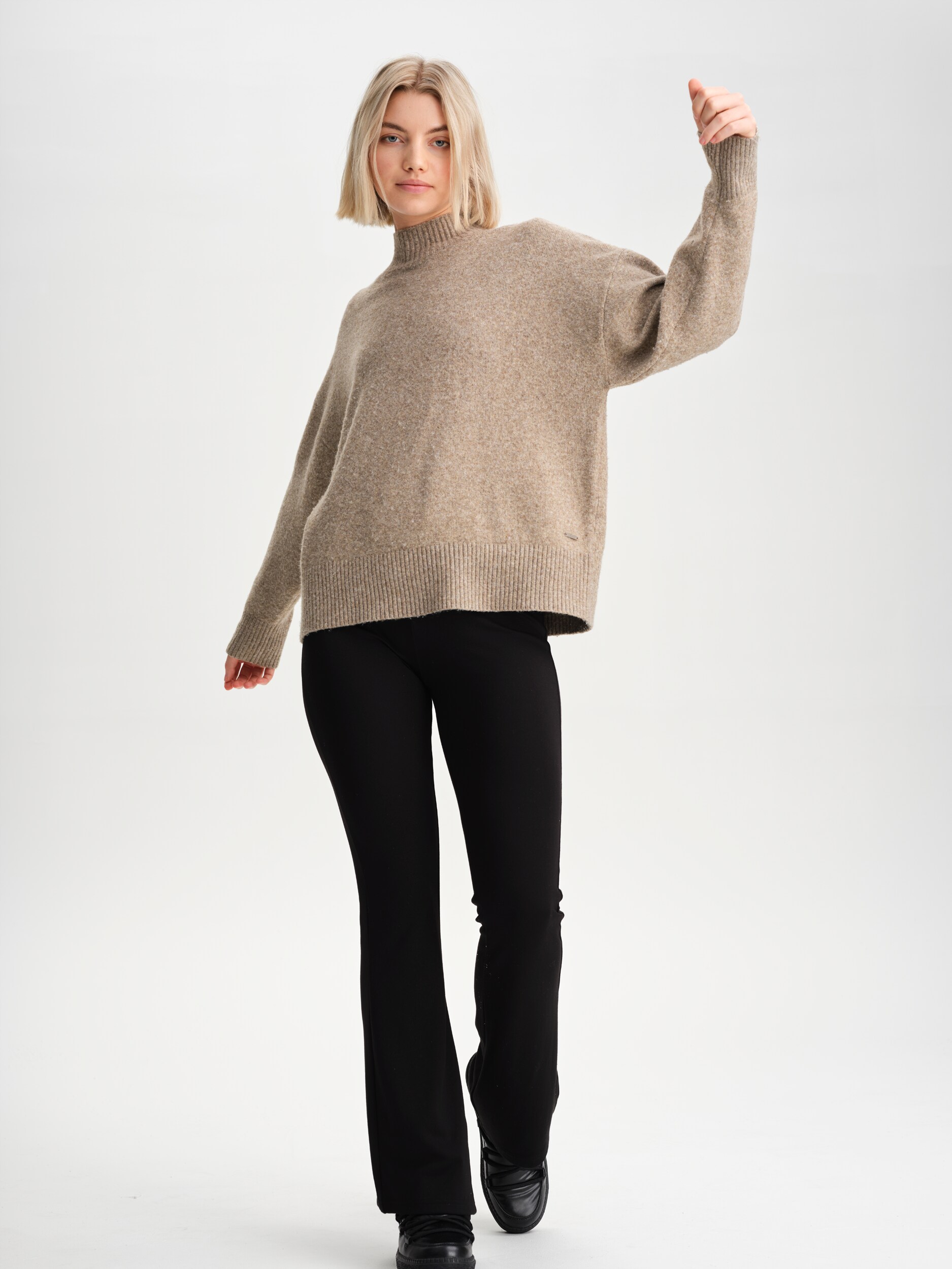 EVEREST, Meru Knitted Sweater, stickad tr&ouml;ja, dam