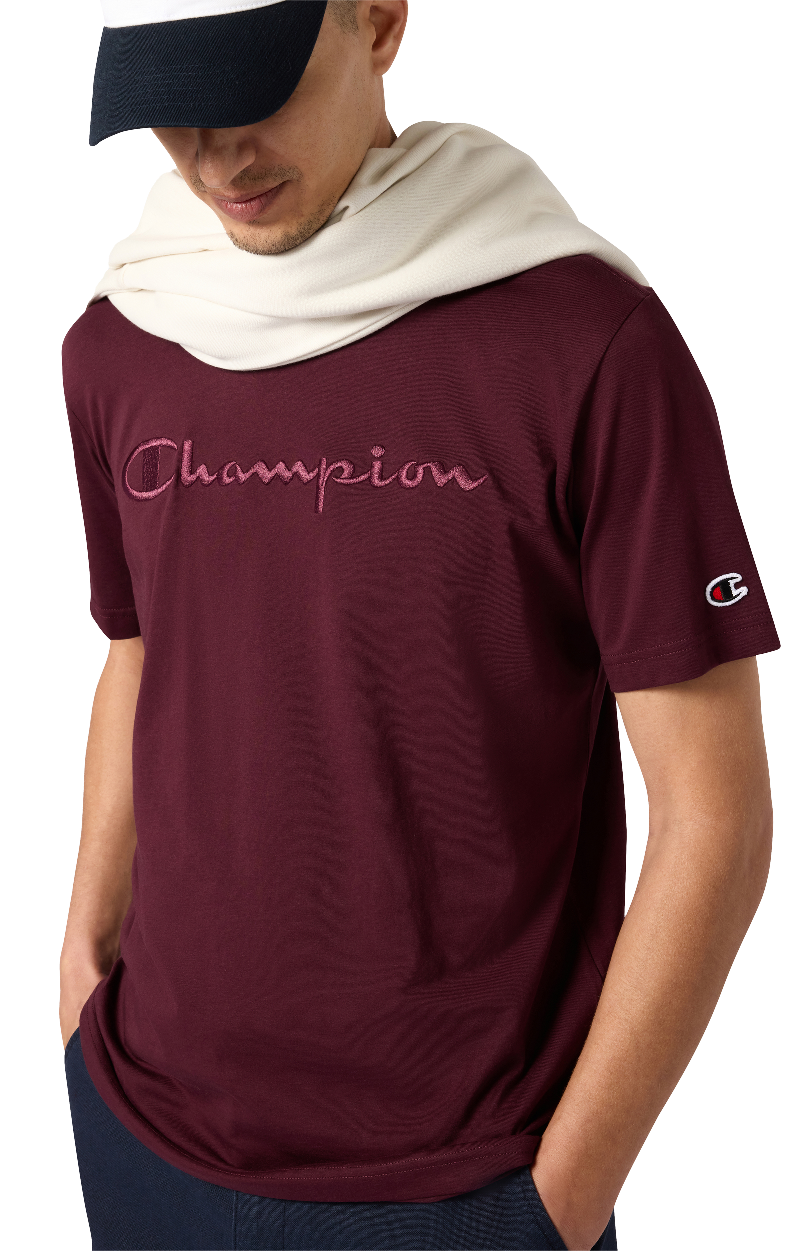CHAMPION, M Big Logo Tee