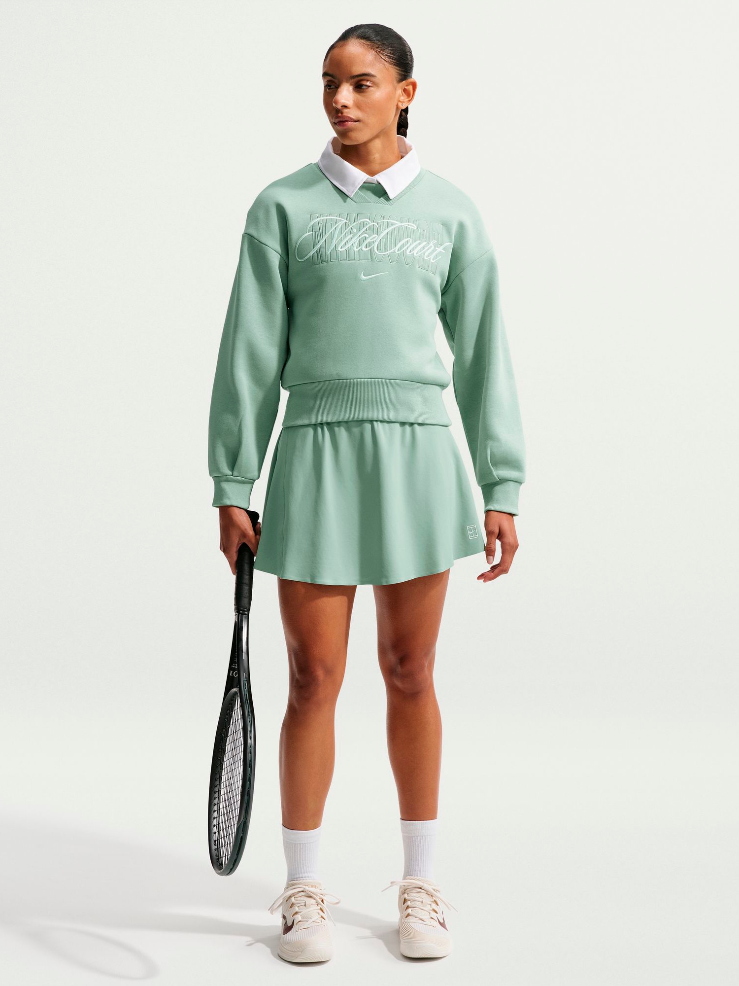 NIKE, W CRT CLTN FLC CREW