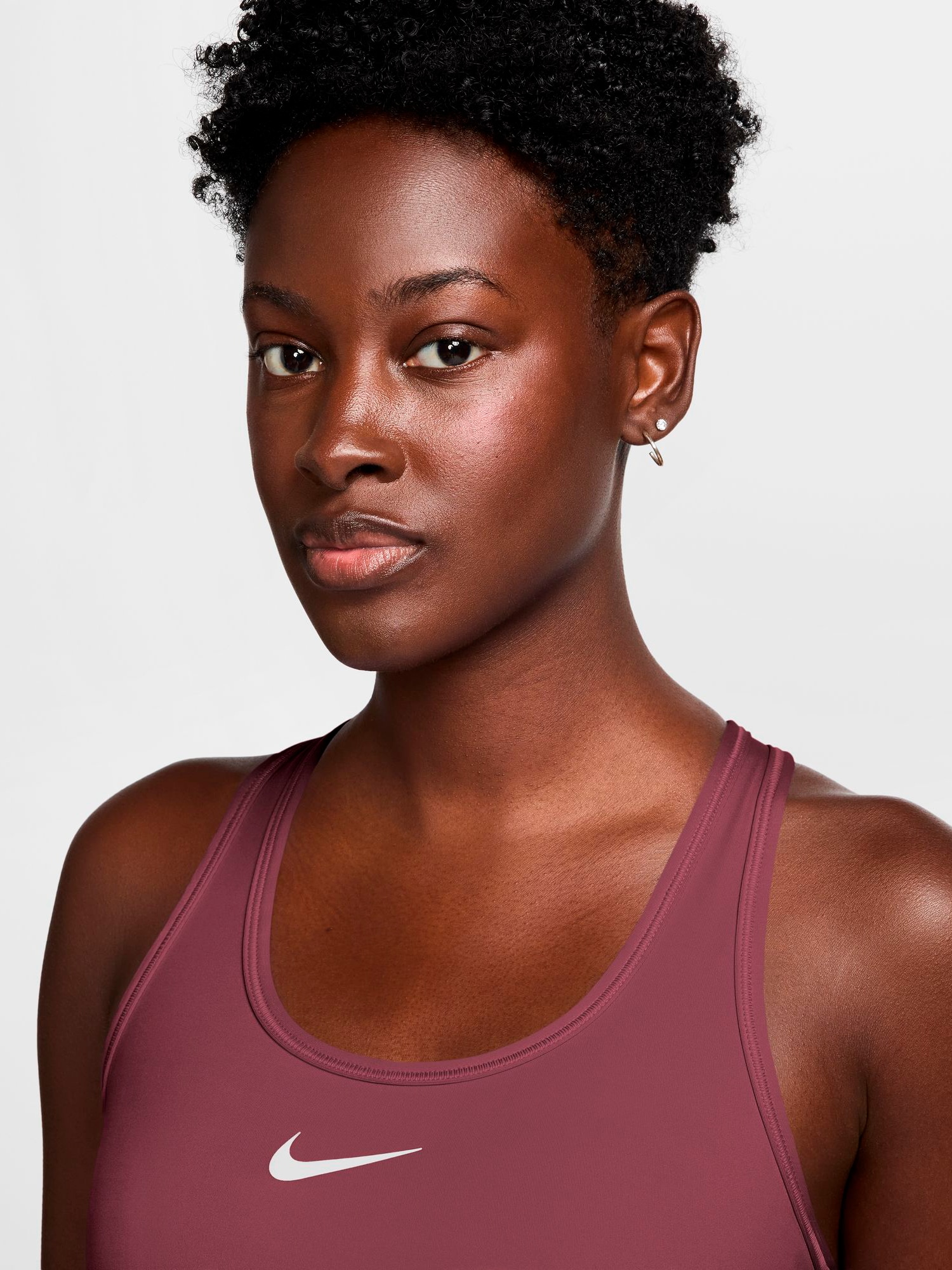 NIKE, W Nk Swsh Med Spt Bra