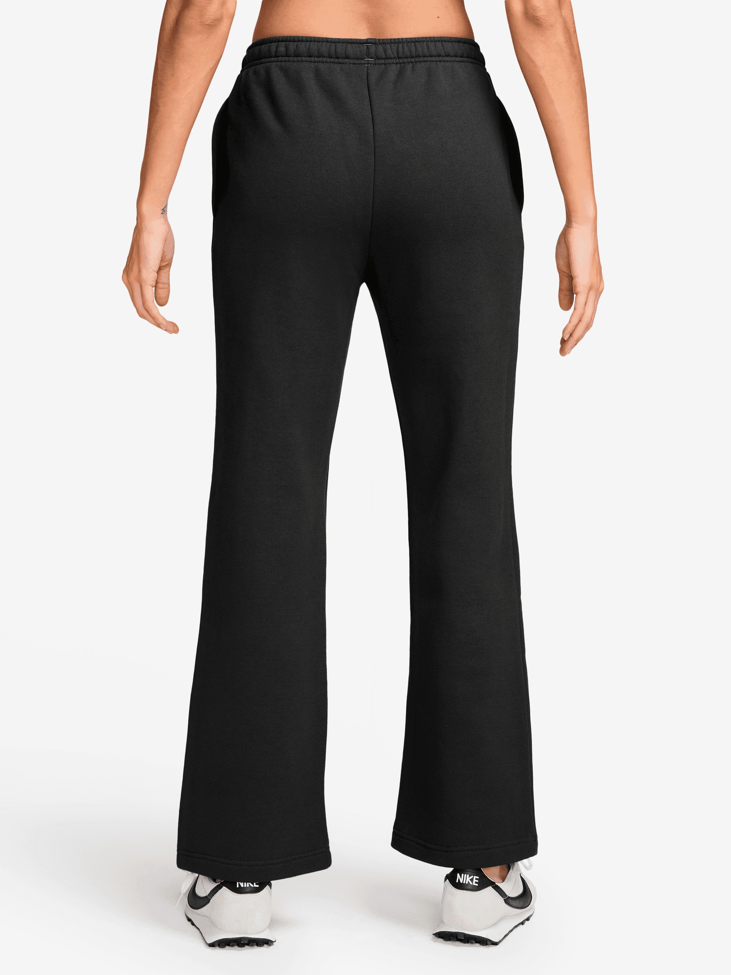 NIKE, W STUDIO FLEECE MID-RISE PANTS