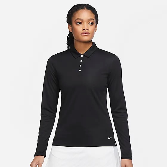 361133101102 NIKE W Dri-Fit Vctry Ls Polo 361133101102 NIKE W Dri-Fit Vctry Ls Polo Model01 Detail