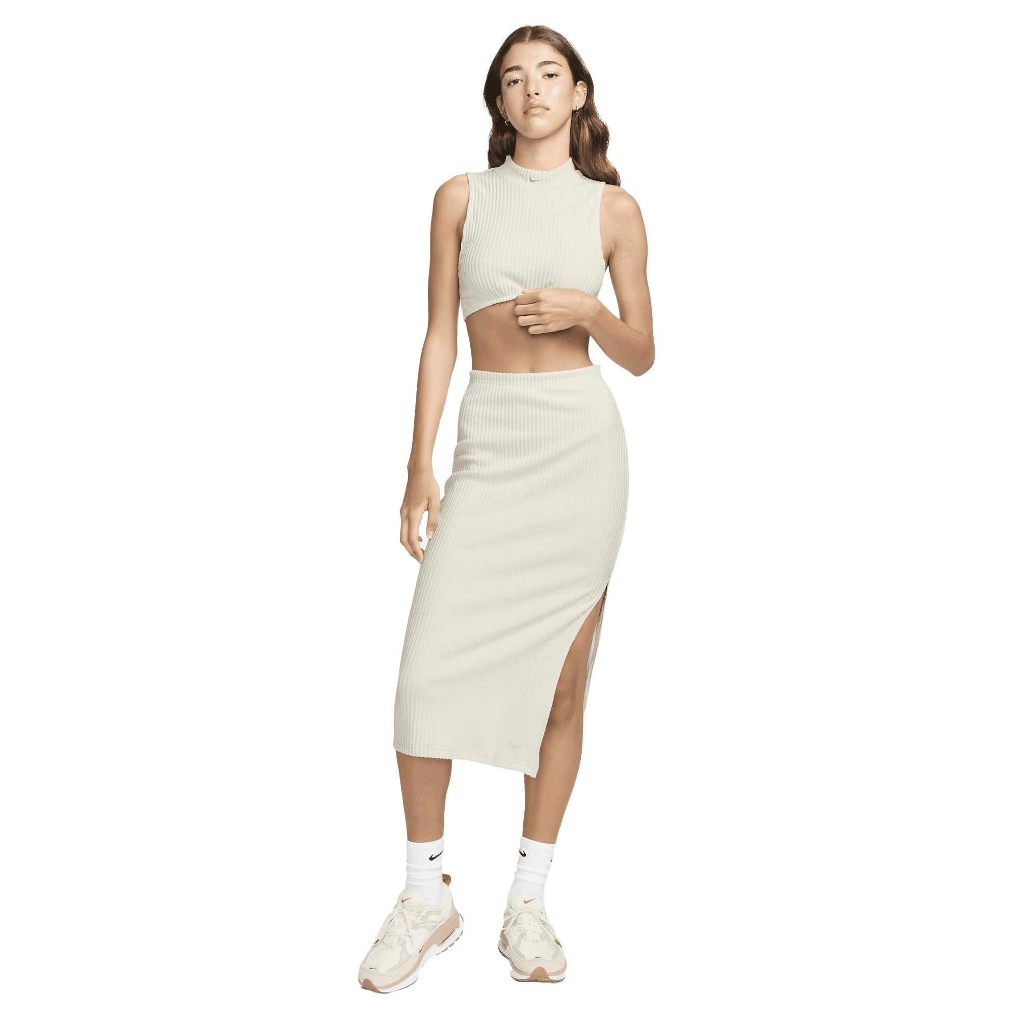 NIKE, W Chll Knt Rib Crp Tnk