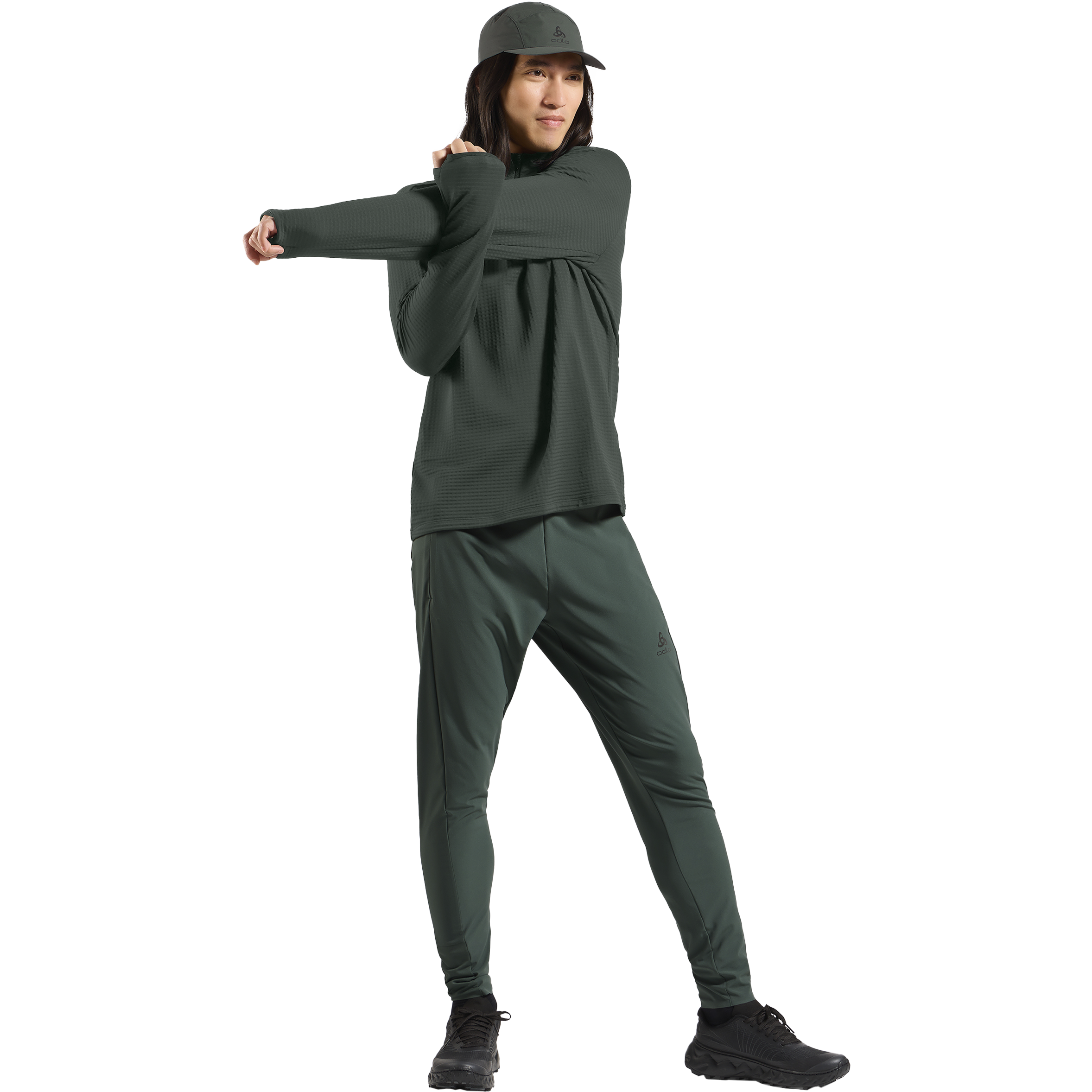 ODLO, M ESSENTIAL THERMAL MID LAYER 1/2 ZIP