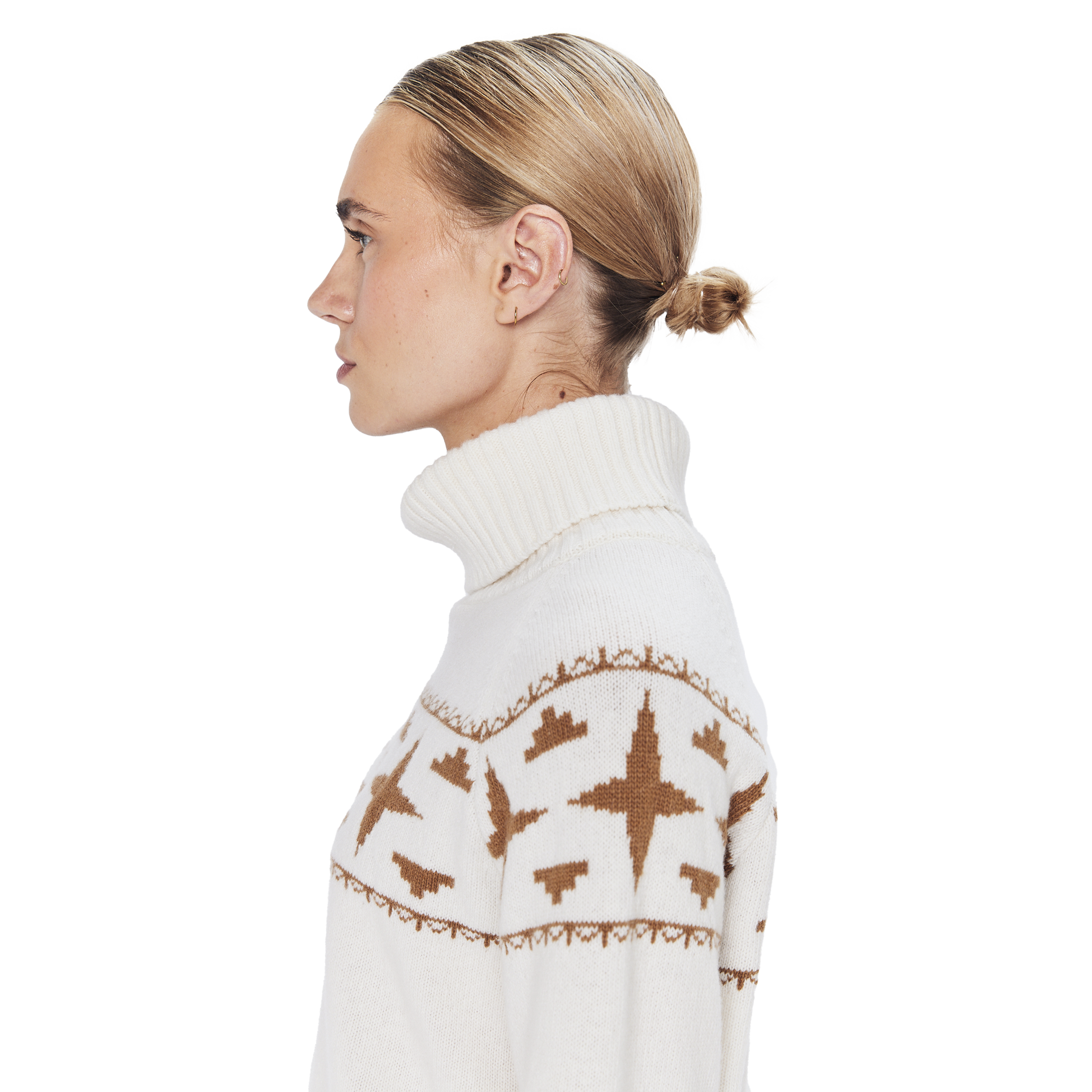 8848 ALTITUDE, Sage Wool Rollneck Sweat