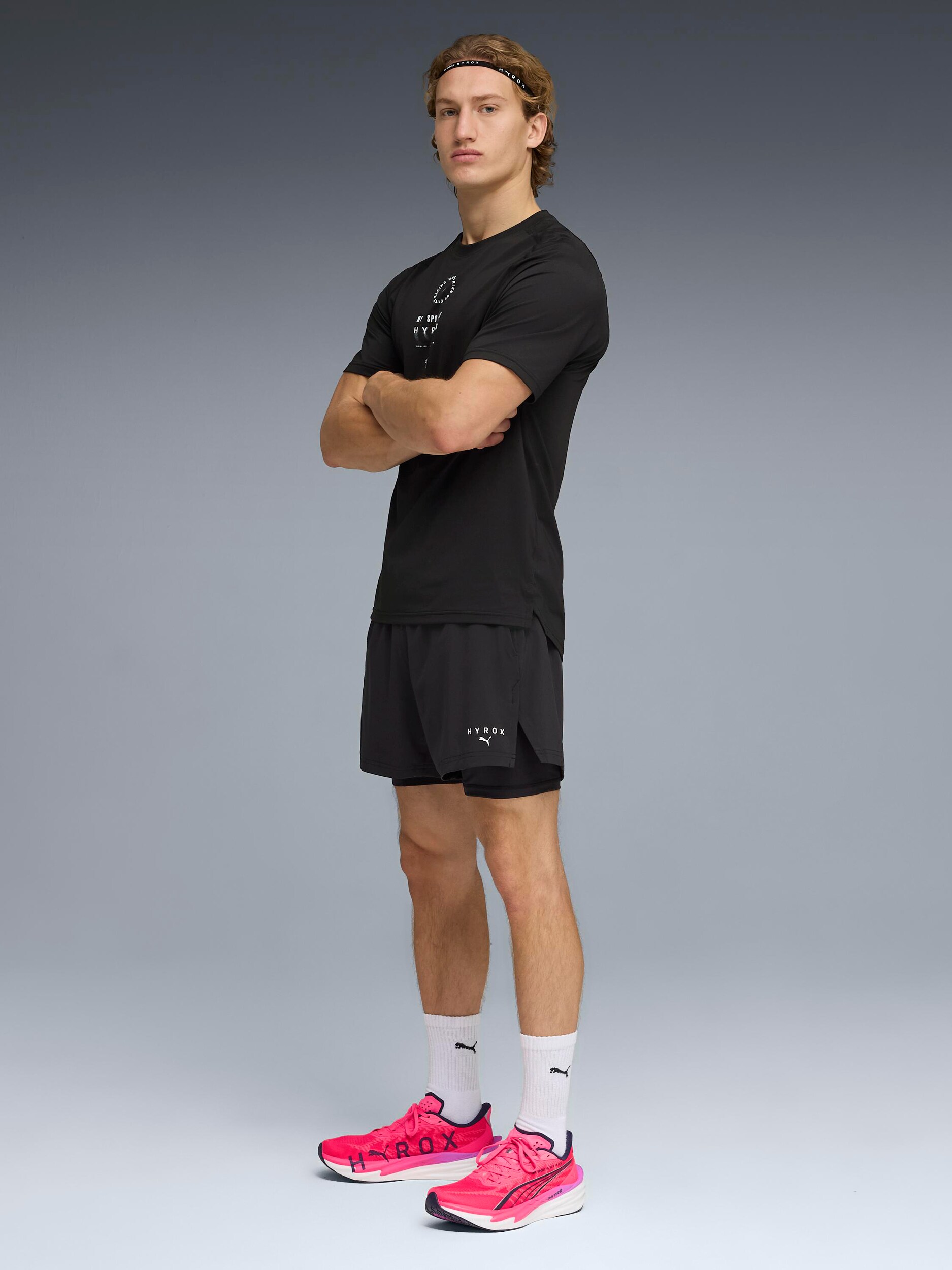 PUMA, M PUMA X HYROX DRYELITE TRAINING TEE