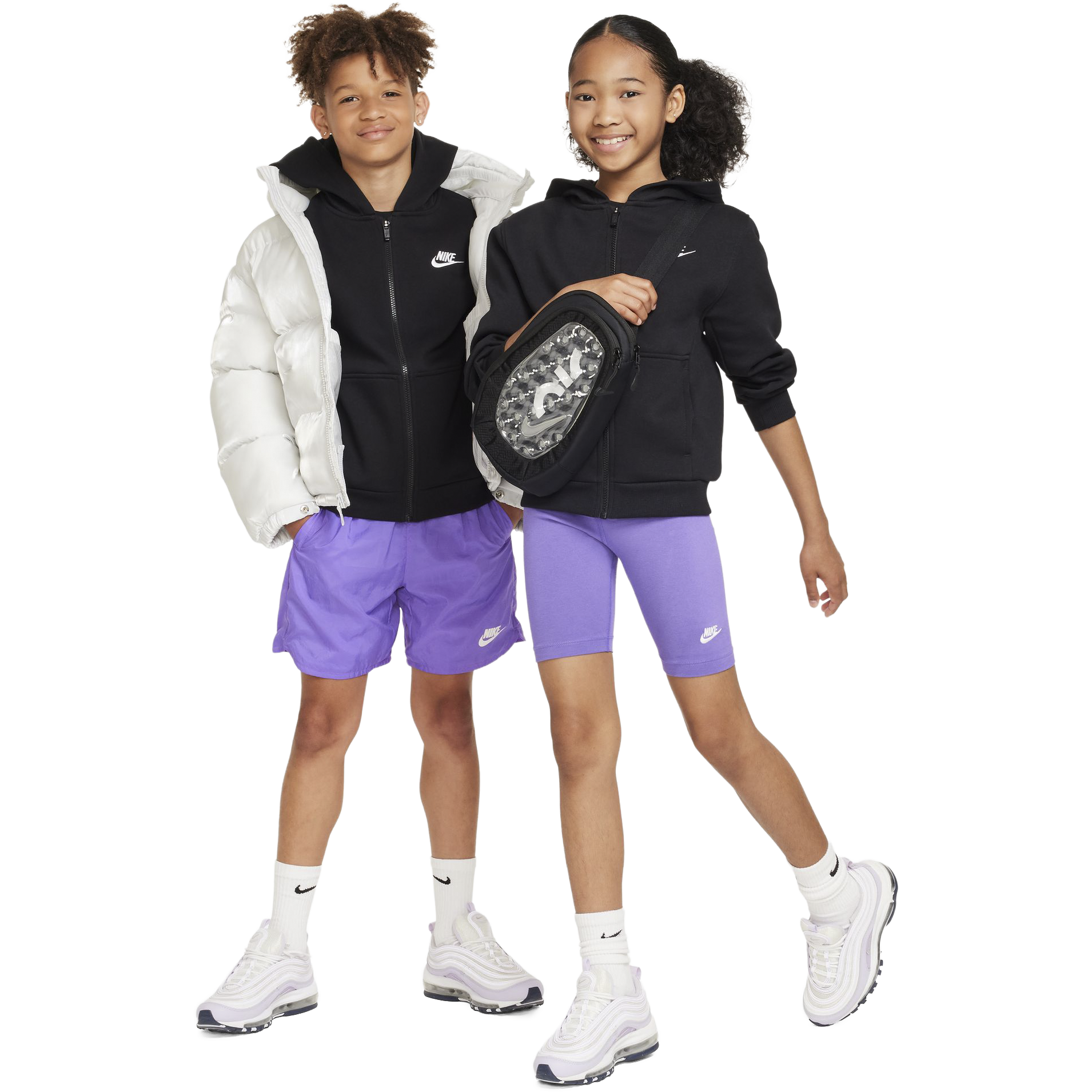 NIKE, K NSW CLUB FLC HD FZ LS LBR
