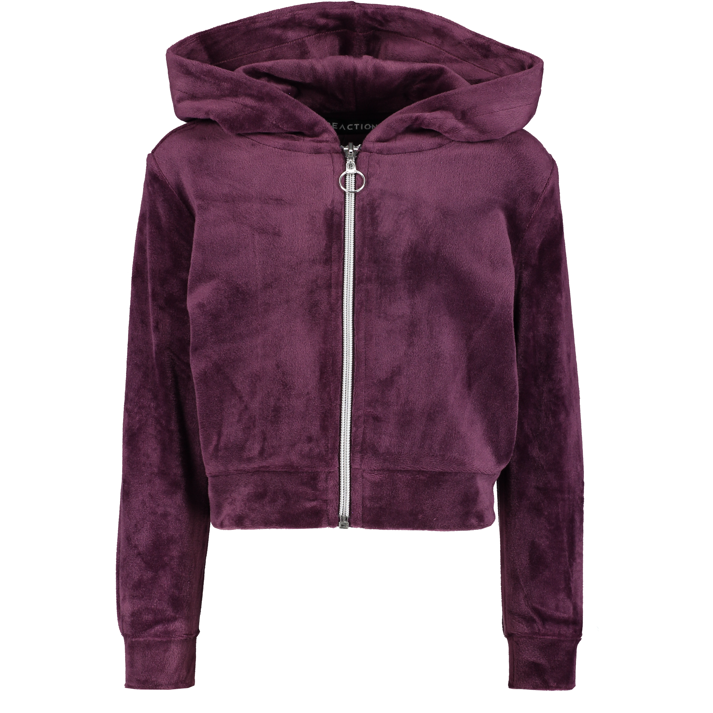 
REACTION, 
Velour Full Zip Jr, 
Detail 1
