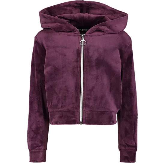 706086105101 REACTION  Velour Full Zip Jr 706086105101 REACTION Velour Full Zip Jr  Standard Detail