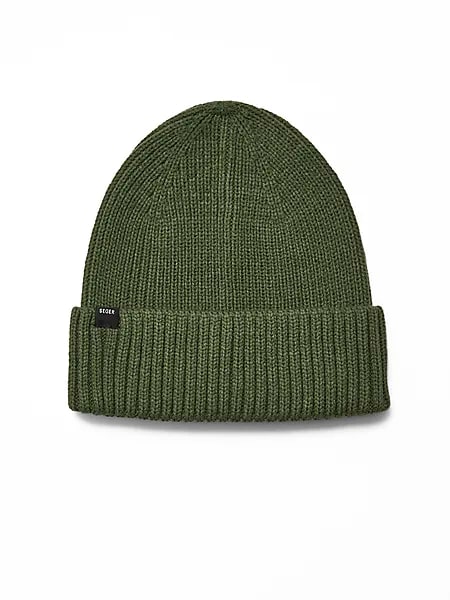708385103101 SEGER  Seg Ribbed Beanie W Embrodery Sr 708385103101 SEGER Seg Ribbed Beanie W Embrodery Sr  Model01 Detail
