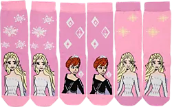 705112103101 DISNEY  Frozen 3P Socks Jr 705112103101 DISNEY Frozen 3P Socks Jr  Standard Small1x1
